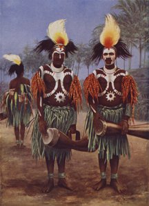 Fly River Bölgesinin Dansçıları by English School